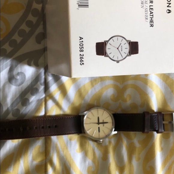 Porter Leather Nixon Watch